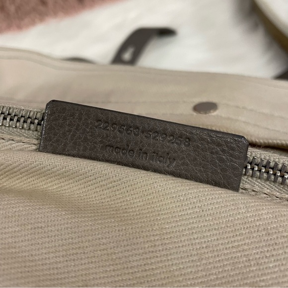 Yves Saint Laurent Gray Leather Bag - Picture 9 of 11